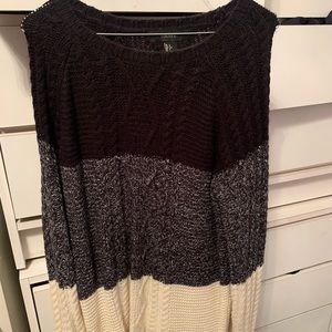 NWOT Colorblock Sweater